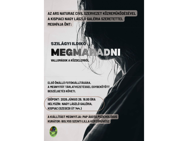 SZILÁGYI ILDIKÓ: MEGMARADNI